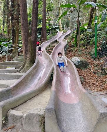 ▲▼南投鹿谷親子景點「鳳凰谷鳥園生態園區」。（圖／部落客大口老師提供）