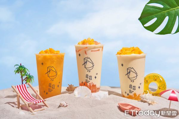 ▲▼發發最新「芒果假期系列」飲品。（圖／發發The Far Far Farm提供）