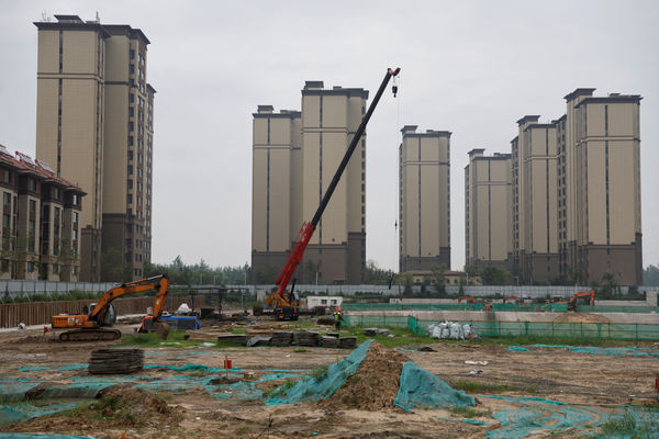 ▲▼碧桂園在天津的住宅建築工地,中國房市,房產雲,中國房地產。（圖／路透）