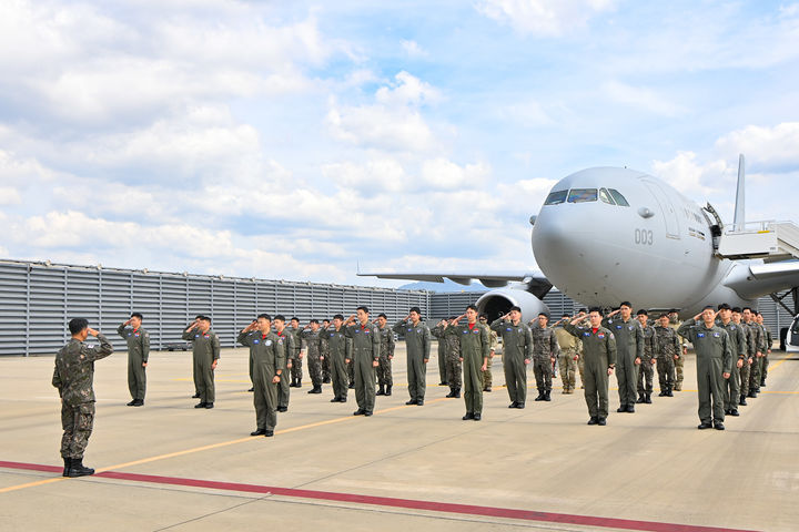 ▲▼南韓空軍決定派出空中加油機飛往以色列載返僑民。（圖／大韓民國國防部）