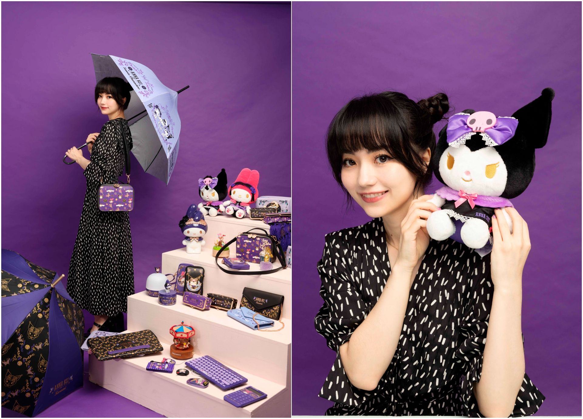 ▲▼7-11推出超魔幻「ANNA SUI x 三麗鷗明星」集點換購，20款夢幻逸品讓粉絲暴動了。（圖／業者提供）