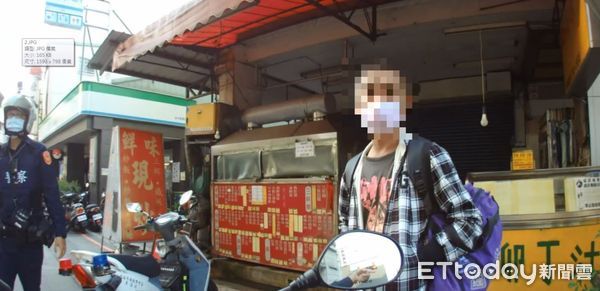 ▲▼台中男違規過馬路被攔！不甘願「快嘴念身分證」...警一查2條通。（圖／記者許權毅翻攝）