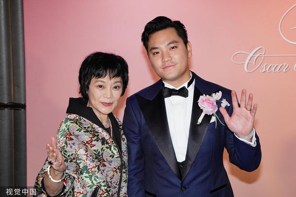 ▲張艾嘉32歲的獨子王令塵（Oscar），與29歲超模游天翼完婚。（圖／CFP）