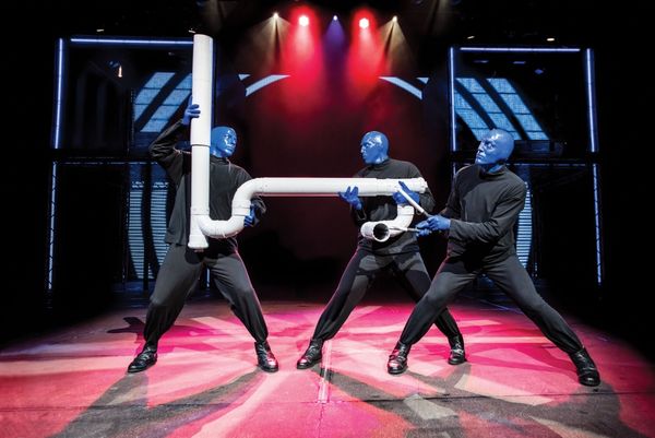 ▲藍人樂團（Blue Man Group）。（圖／寬宏藝術提供）