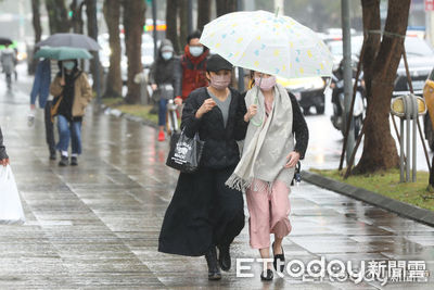 明起雨灌北台灣「3地警戒」　周六又有冷氣團報到