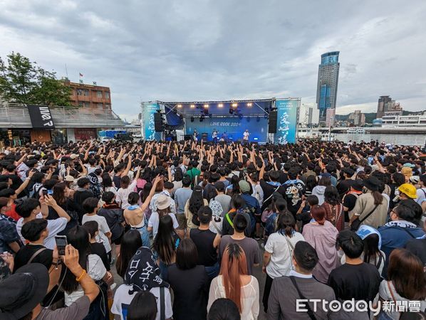 ▲基隆「愛嶼搖滾」音樂祭登場。（圖／記者郭世賢翻攝）