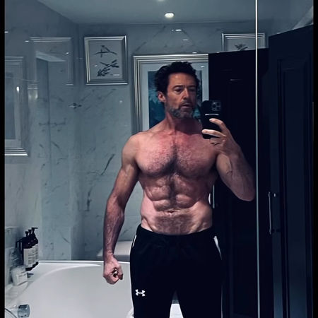 ▲休傑克曼年過半百仍維持好身材。（圖／翻攝自Hugh Jackman Instagram）