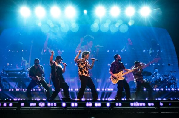 ▲火星人布魯諾（Bruno Mars）本週末登上高雄世運主場館。（圖／Live Nation Taiwan提供）