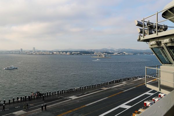 ▲▼尼米茲級航空母艦華盛頓號（USS George Washington, CVN 73）。（圖／美國海軍）