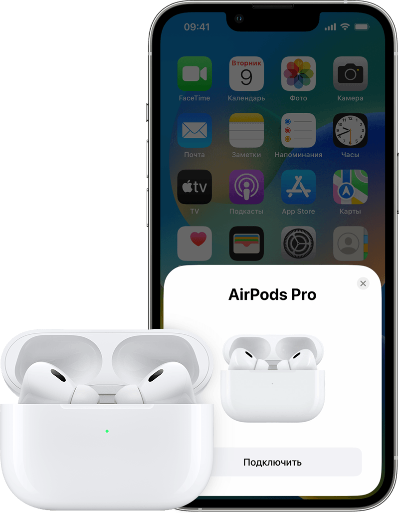 Настройка iPhone и AirPods