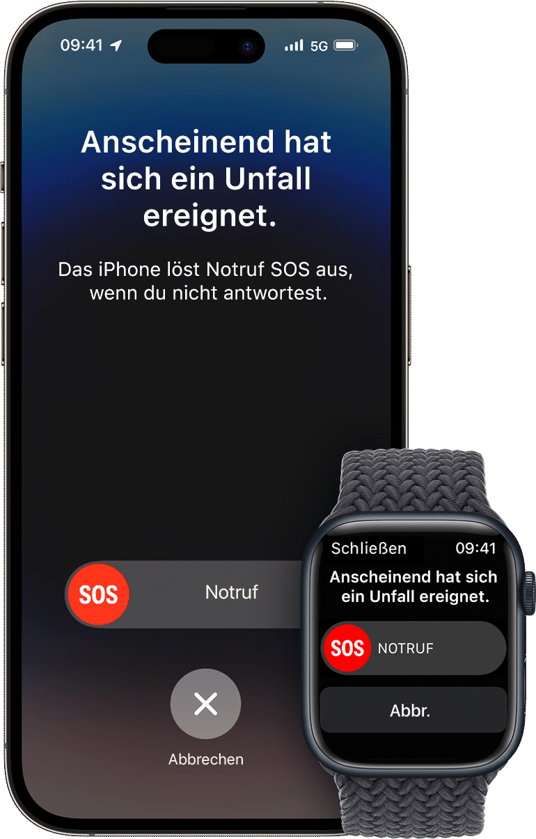 Dein iPhone und deine Apple Watch können schwere Autounfälle erkennen