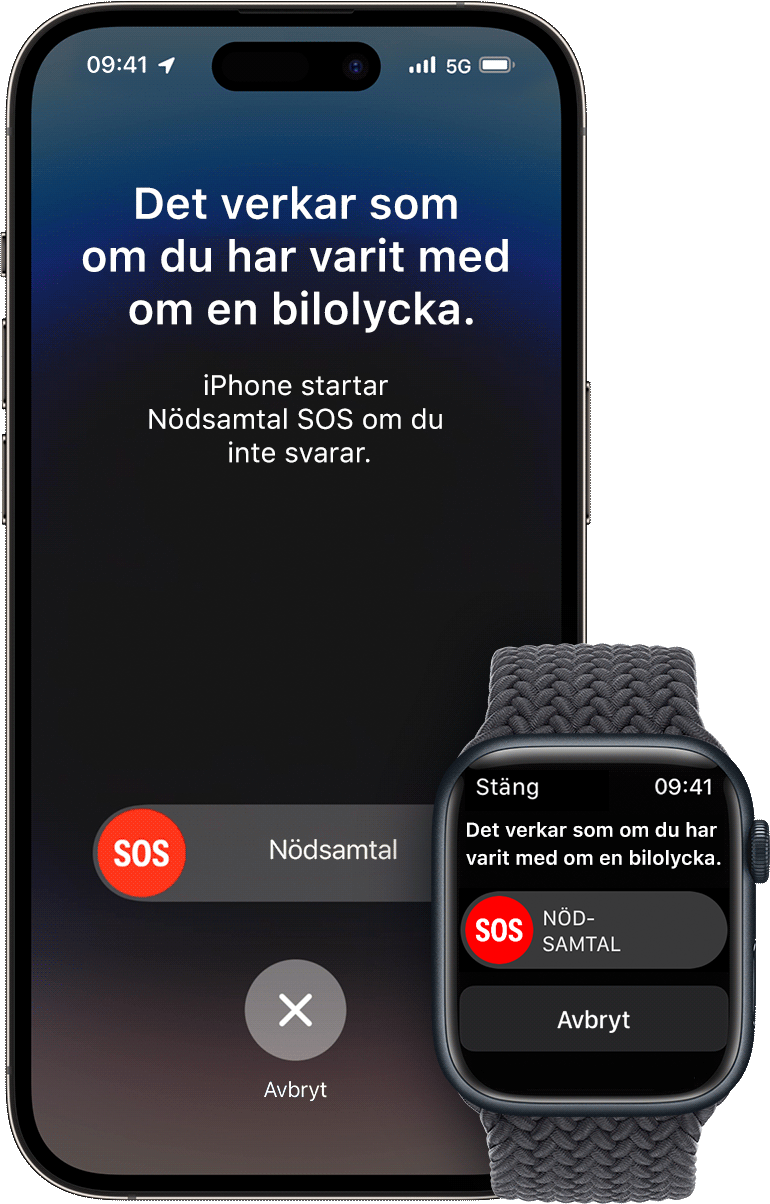 Din iPhone och Apple Watch kan upptäcka allvarliga bilolyckor