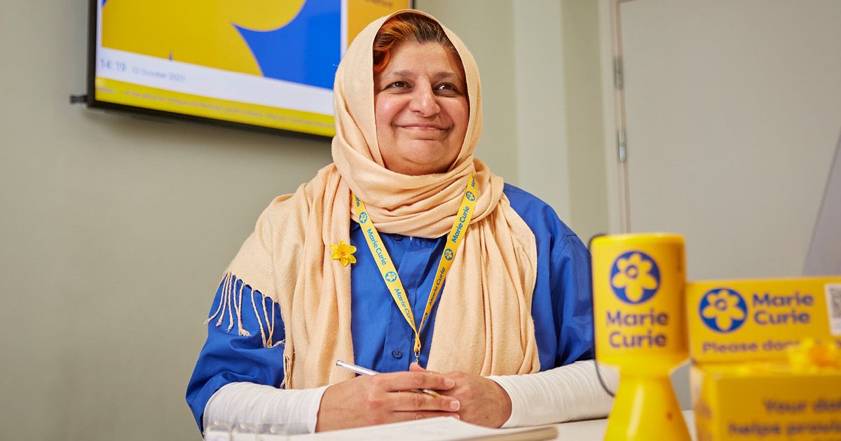 Marie Curie Nurse smiling 