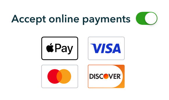 Accept online payments feature