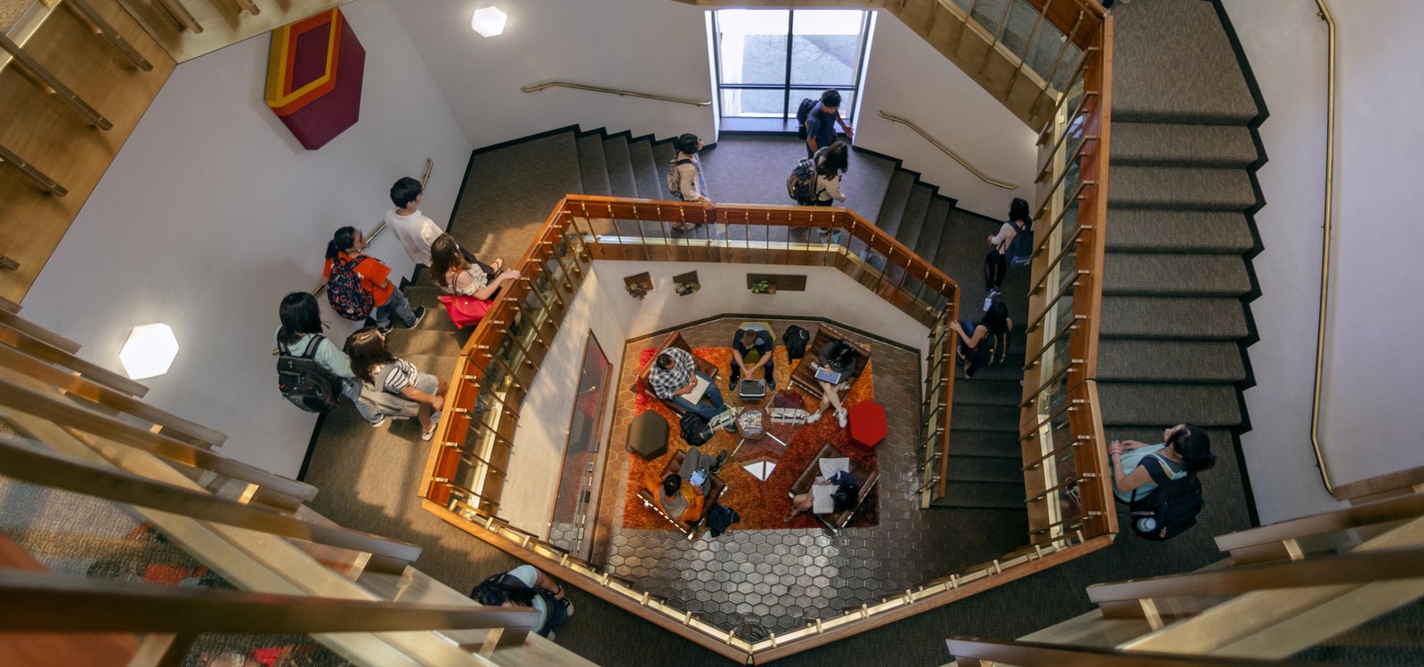 Baxter staircase looking down