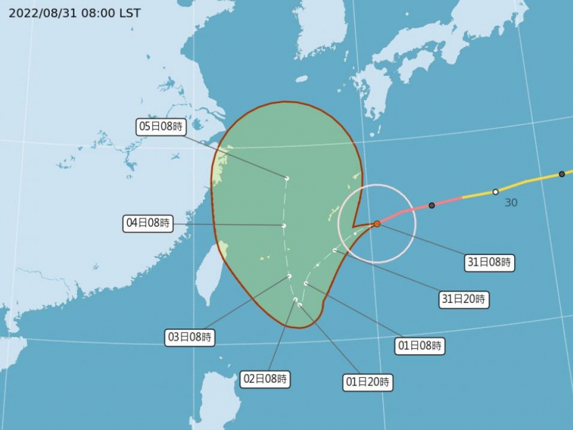 出門要注意，強颱軒嵐諾來勢洶洶！今晚起這兩區風雨漸強，最快「這天」發海警…