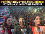 Foreign devotees mesmerized by Maha Kumbh grandeur:Image