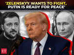 'Zelenskyy wants to fight, not a man to make peace': Trump:Image