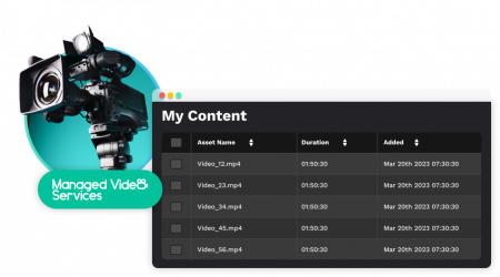 Let our Managed Video Services turbocharge your team’s productivity