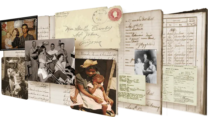 Discover your family's story by searching genealogy archives.