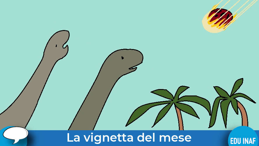 Dinosauri Asteroide Vignetta Evidenza