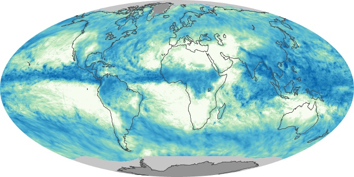 Global Map Total Rainfall Image 3