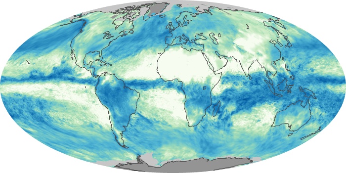 Global Map Total Rainfall Image 8