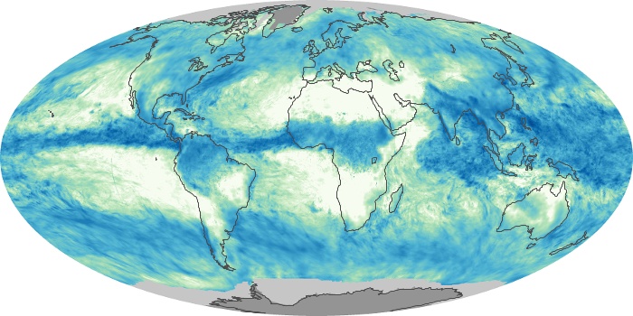 Global Map Total Rainfall Image 14