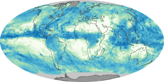 Global Map Total Rainfall Image 16