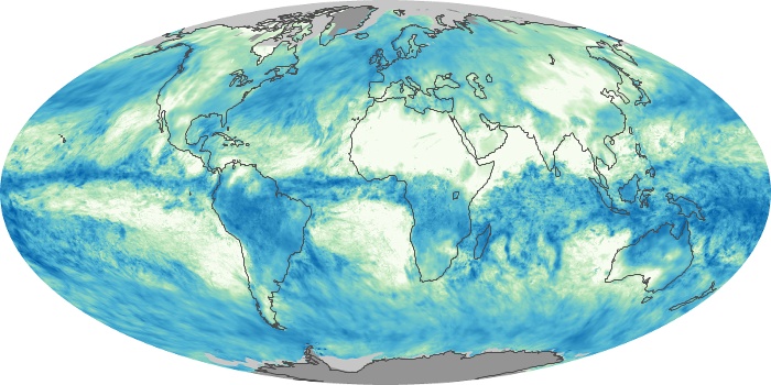 Global Map Total Rainfall Image 21