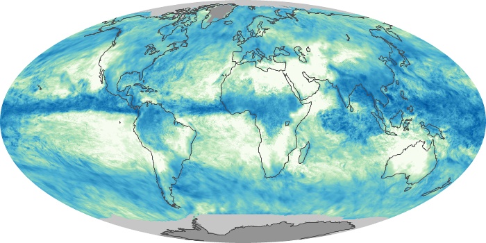 Global Map Total Rainfall Image 27