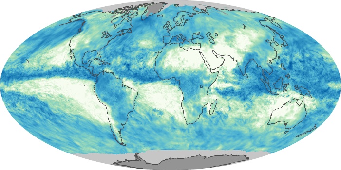 Global Map Total Rainfall Image 41