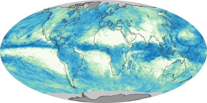 Global Map Total Rainfall Image 42