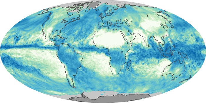 Global Map Total Rainfall Image 43