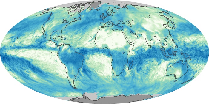 Global Map Total Rainfall Image 44