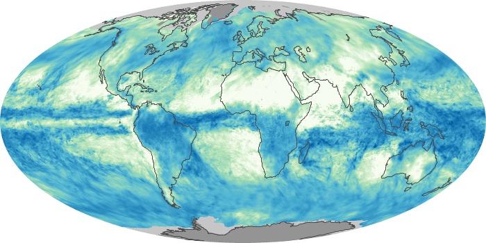 Global Map Total Rainfall Image 46