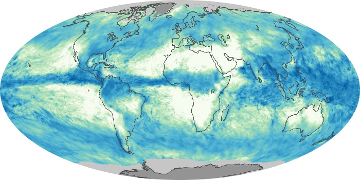 Global Map Total Rainfall Image 49