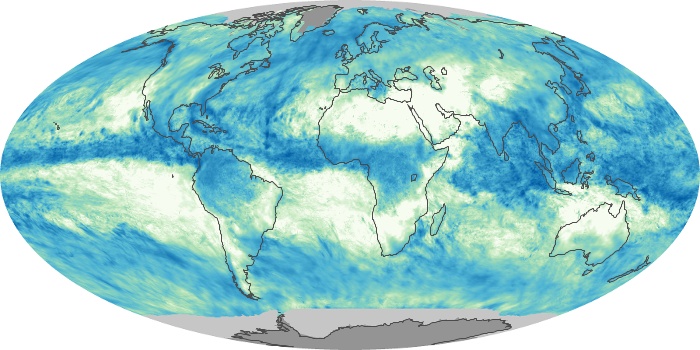 Global Map Total Rainfall Image 52