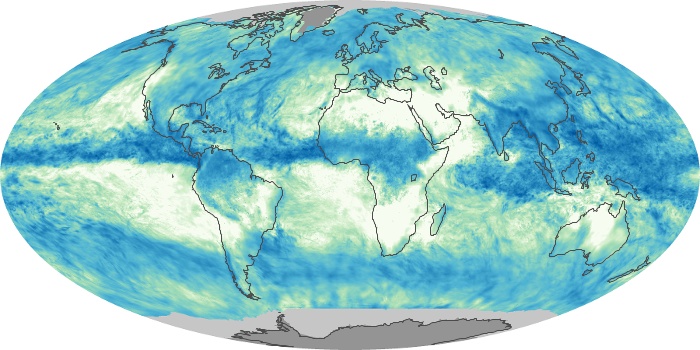 Global Map Total Rainfall Image 63