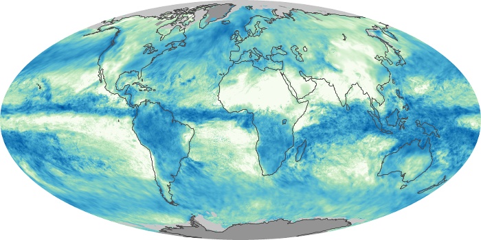 Global Map Total Rainfall Image 68