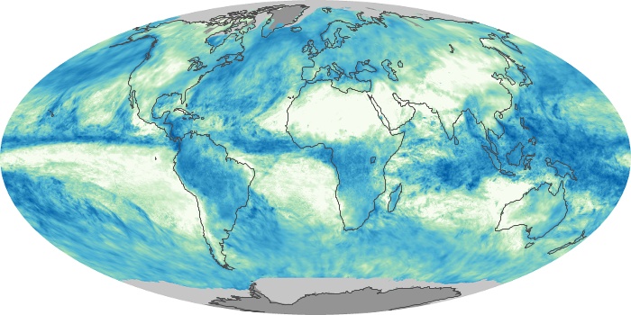 Global Map Total Rainfall Image 90