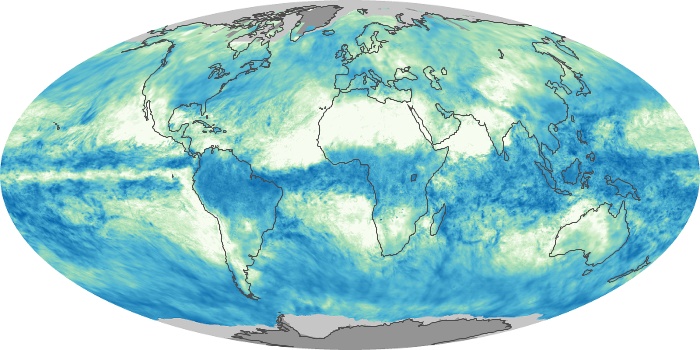 Global Map Total Rainfall Image 107