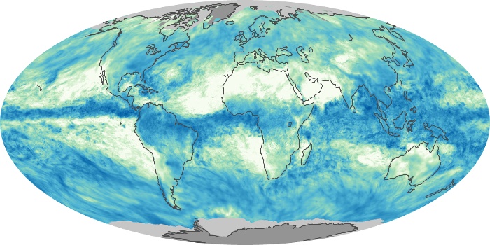 Global Map Total Rainfall Image 108