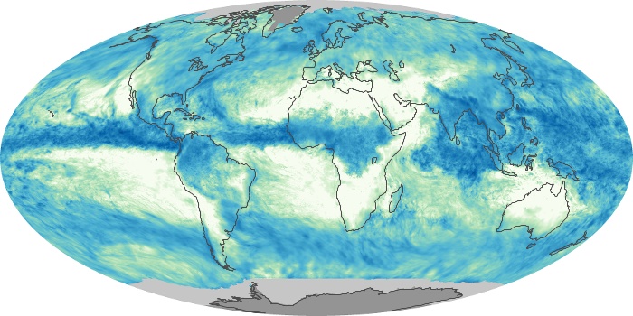 Global Map Total Rainfall Image 111