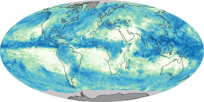 Global Map Total Rainfall Image 112