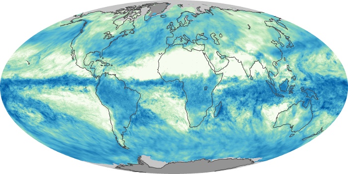 Global Map Total Rainfall Image 118