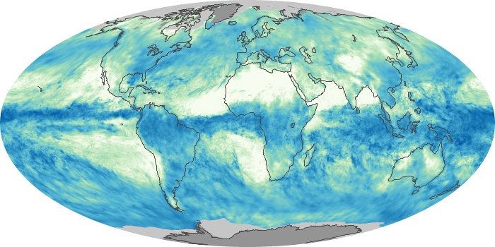 Global Map Total Rainfall Image 167