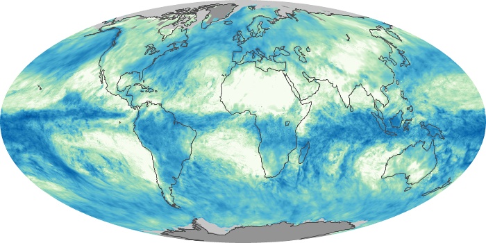 Global Map Total Rainfall Image 189