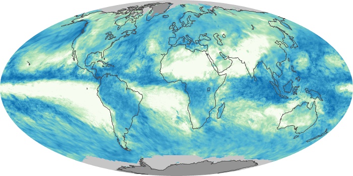 Global Map Total Rainfall Image 198