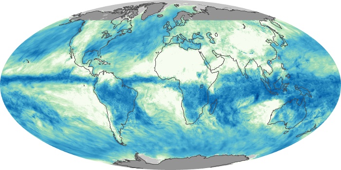 Global Map Total Rainfall Image 284